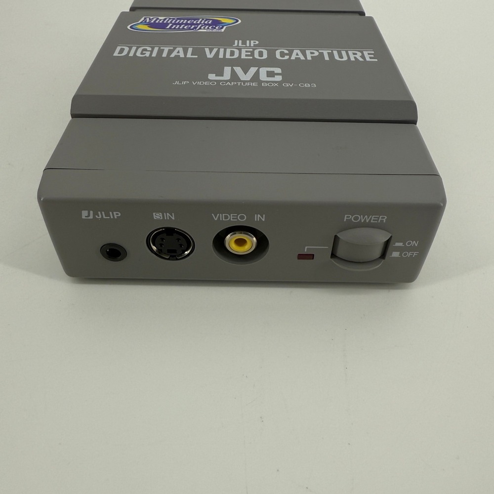 JVC JLIP GV-CB3U Video Capture Box Powers On w/ Adapter & Cables Vintage PC - Picture 5 of 12